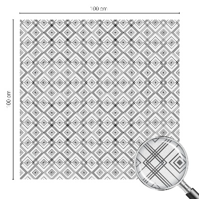 Vinilo para cristales efecto vitral armonía rómbica