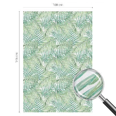 Vinilo para ventanas motivo vitral Helecho verde