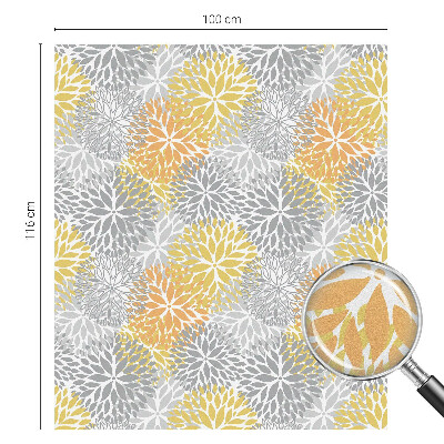 Vinilo para cristales opaco decorativo flores de colores