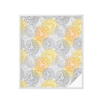 Vinilo para cristales opaco decorativo flores de colores