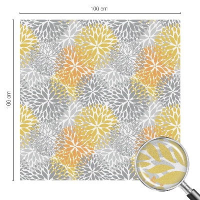 Vinilo para cristales opaco decorativo flores de colores