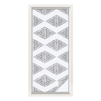 Vinilo para cristales efecto vitral Diamantes geométricos