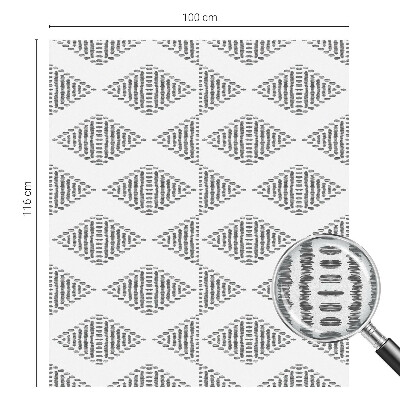 Vinilo para cristales efecto vitral Diamantes geométricos