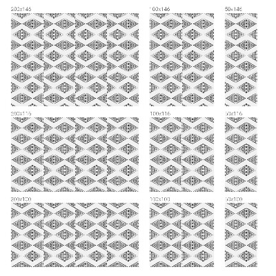 Vinilo para cristales efecto vitral Diamantes geométricos