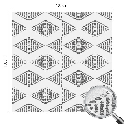 Vinilo para cristales efecto vitral Diamantes geométricos