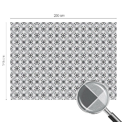 Vinilo para ventanas motivo vitral Patrones geométricos