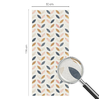 Vinilo decorativo adhesivo para cristales Patrón de hojas