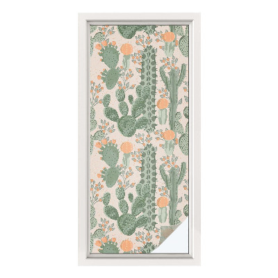 Vinilo para cristales efecto vitral Suculentas verdes