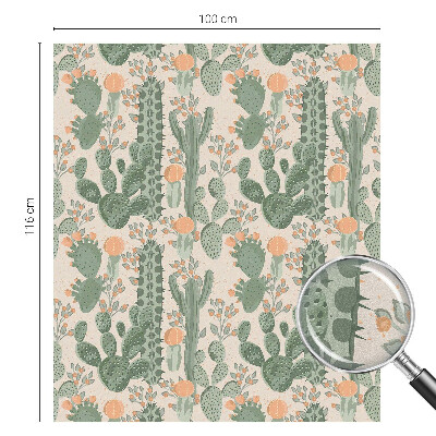 Vinilo para cristales efecto vitral Suculentas verdes