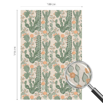 Vinilo para cristales efecto vitral Suculentas verdes