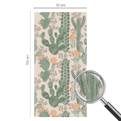 Vinilo para cristales efecto vitral Suculentas verdes