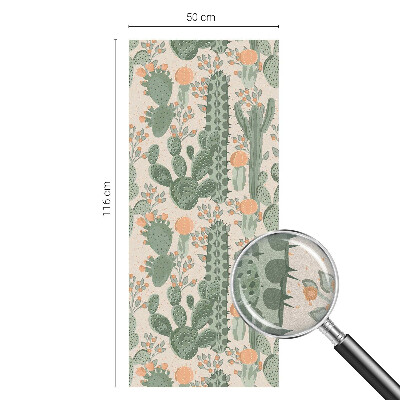 Vinilo para cristales efecto vitral Suculentas verdes