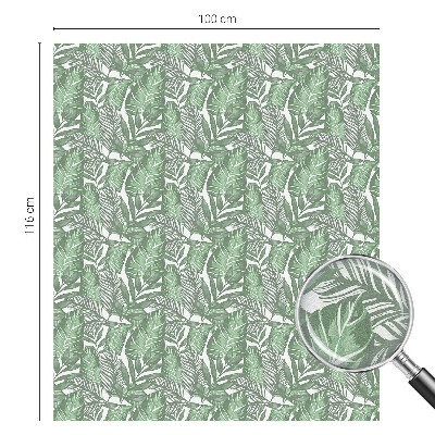 Vinilo ventana privacidad Armonía verde