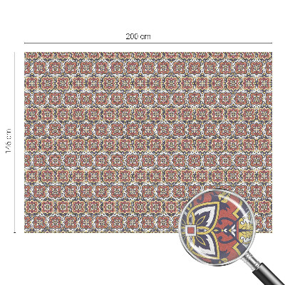 Vinilo para ventanas motivo vitral Adorno floral