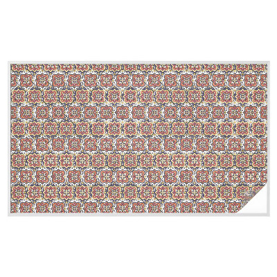 Vinilo para ventanas motivo vitral Adorno floral