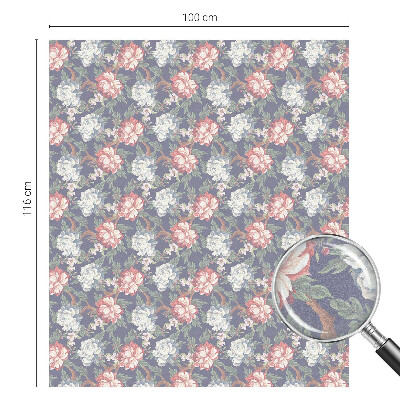 Vinilo para cristales efecto vitral Elegancia floral
