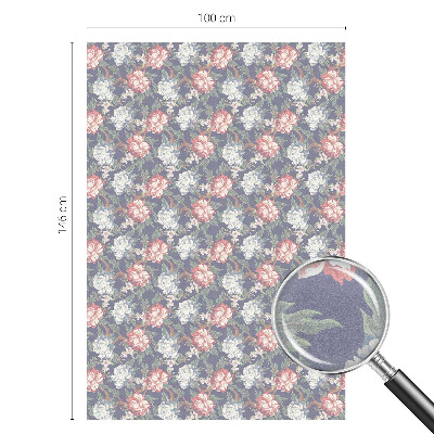 Vinilo para cristales efecto vitral Elegancia floral