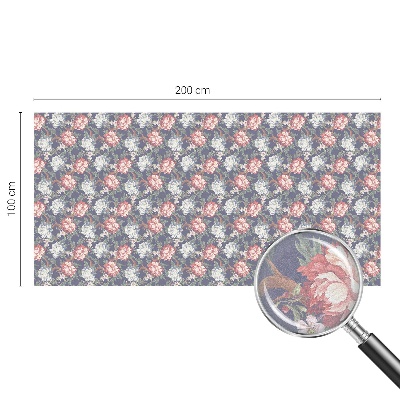 Vinilo para cristales efecto vitral Elegancia floral