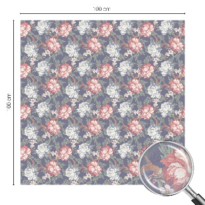 Vinilo para cristales efecto vitral Elegancia floral