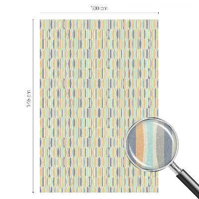 Vinilo para cristales opaco decorativo Patrones ovalados