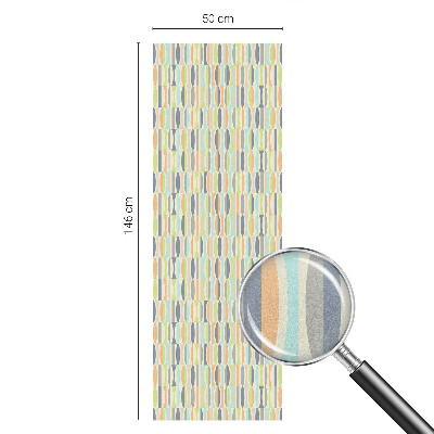 Vinilo para cristales opaco decorativo Patrones ovalados