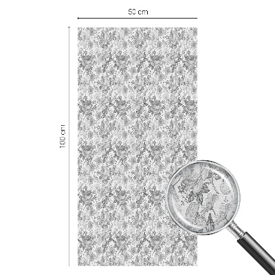 Vinilo para cristales opaco decorativo Elegancia floral