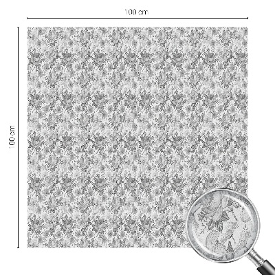 Vinilo para cristales opaco decorativo Elegancia floral