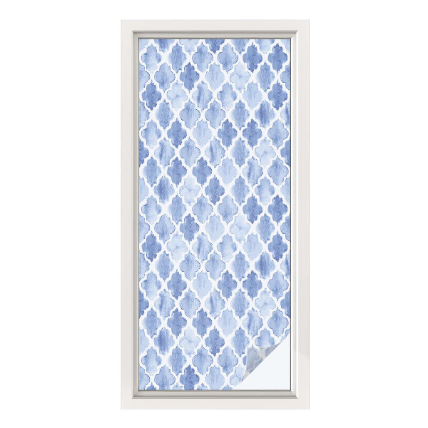Vinilo ventana privacidad Elegancia de acuarela