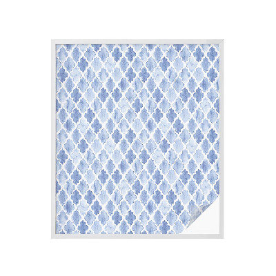 Vinilo ventana privacidad Elegancia de acuarela