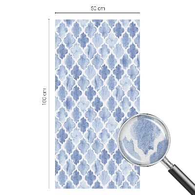 Vinilo ventana privacidad Elegancia de acuarela