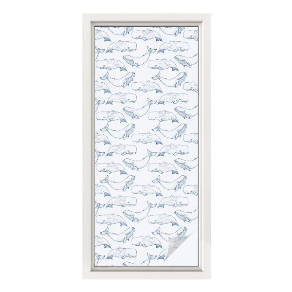 Vinilo para ventanas motivo vitral Inspiraciones marinas