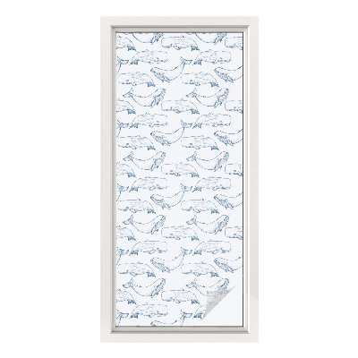 Vinilo para ventanas motivo vitral Inspiraciones marinas