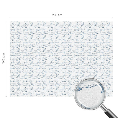 Vinilo para ventanas motivo vitral Inspiraciones marinas