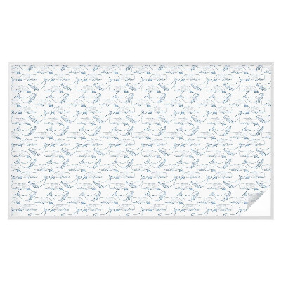 Vinilo para ventanas motivo vitral Inspiraciones marinas