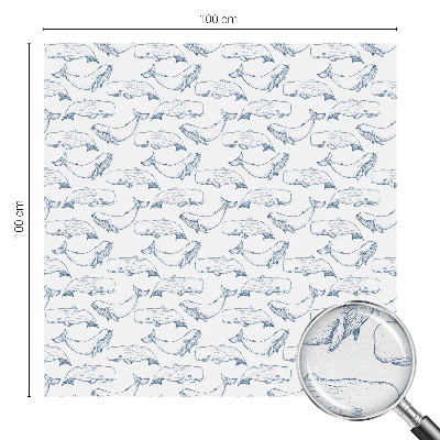 Vinilo para ventanas motivo vitral Inspiraciones marinas