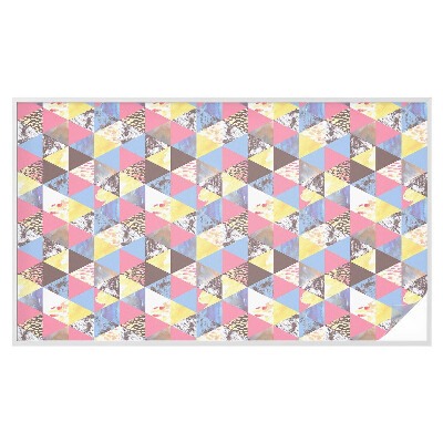 Vinilo para cristales efecto vitral Triángulos de colores