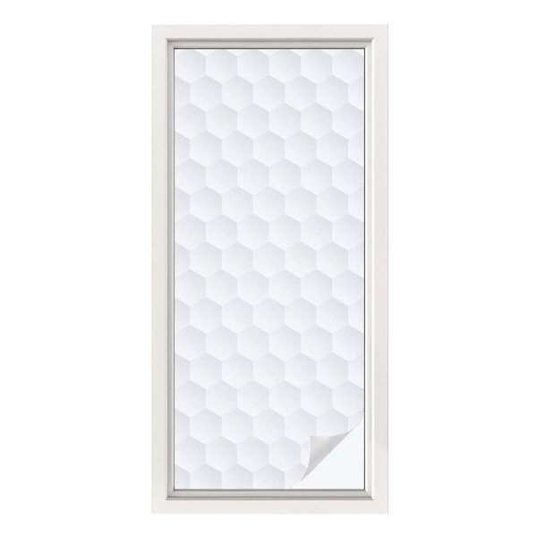 Vinilo para cristales opaco decorativo mosaico blanco