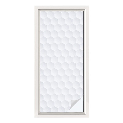 Vinilo para cristales opaco decorativo mosaico blanco