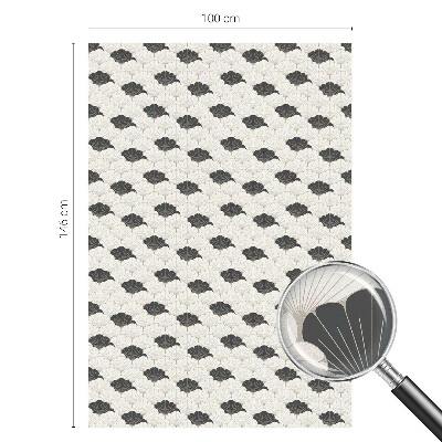 Vinilo decorativo adhesivo para cristales Abanicos contrastantes