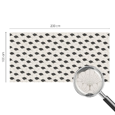 Vinilo decorativo adhesivo para cristales Abanicos contrastantes