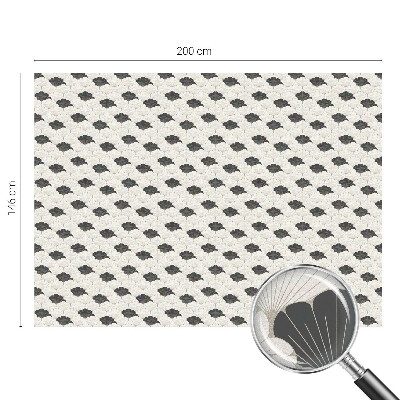 Vinilo decorativo adhesivo para cristales Abanicos contrastantes