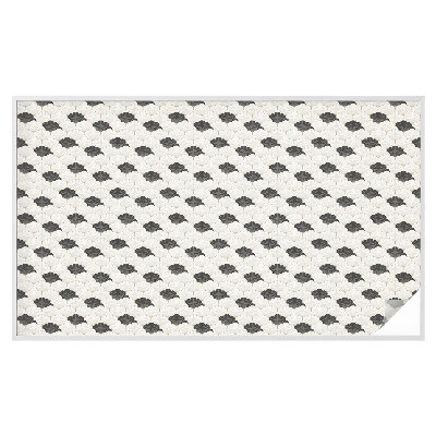 Vinilo decorativo adhesivo para cristales Abanicos contrastantes