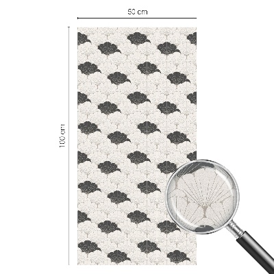 Vinilo decorativo adhesivo para cristales Abanicos contrastantes