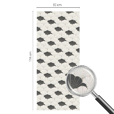 Vinilo decorativo adhesivo para cristales Abanicos contrastantes