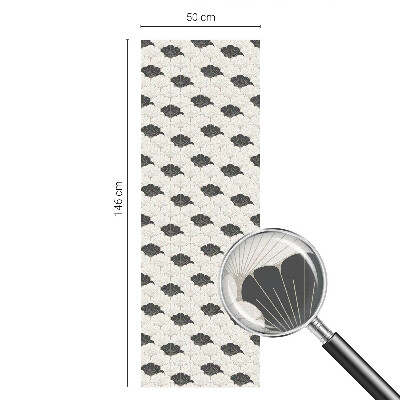 Vinilo decorativo adhesivo para cristales Abanicos contrastantes