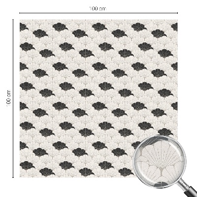 Vinilo decorativo adhesivo para cristales Abanicos contrastantes