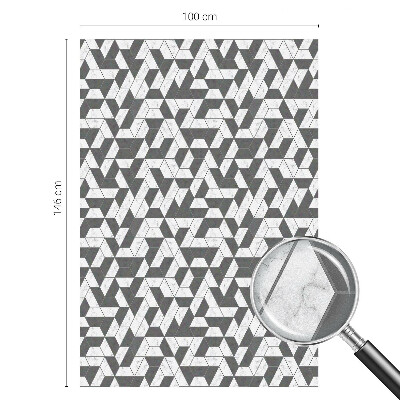 Vinilo para cristales opaco decorativo ilusiones geométricas