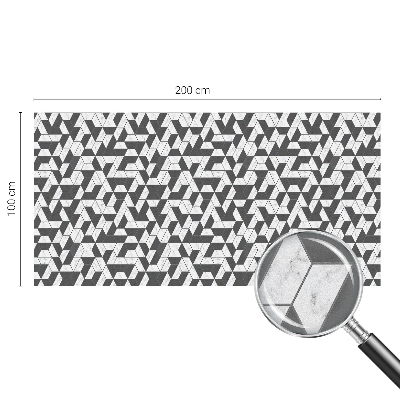 Vinilo para cristales opaco decorativo ilusiones geométricas