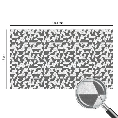 Vinilo para cristales opaco decorativo ilusiones geométricas