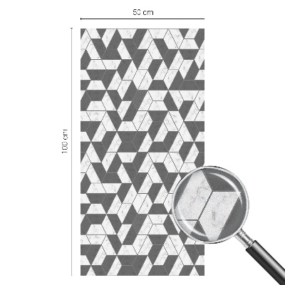 Vinilo para cristales opaco decorativo ilusiones geométricas